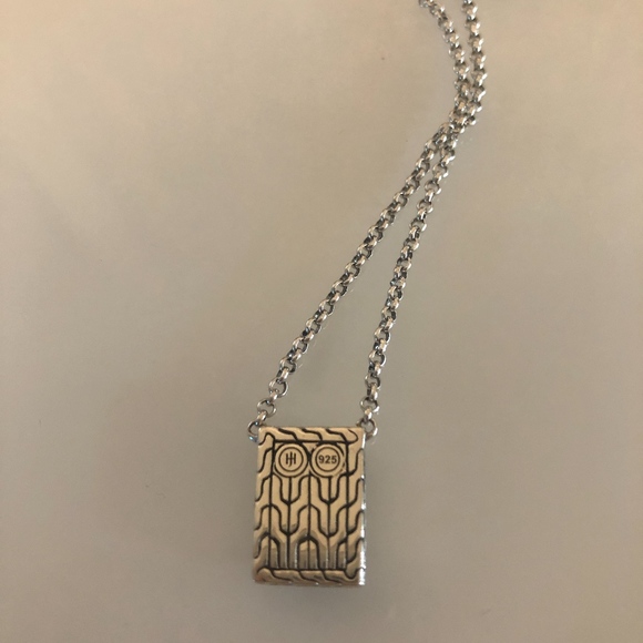 JOHN HARDY REVERSIBLE BLACK ONYX/WOOD NECKLACE - Picture 4 of 5